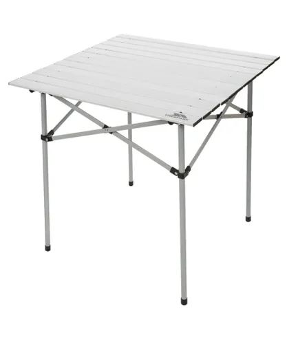 Trespass Unisex Xylo Foldaway Metal Camping Table (Silver) Steel - One Size
