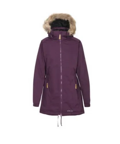 Trespass Womens/Ladies Celebrity Insulated Longer Length Parka Jacket - Purple