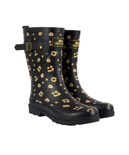 Trespass Womens/Ladies Celeste Printed Wellington Boots (Leopard)