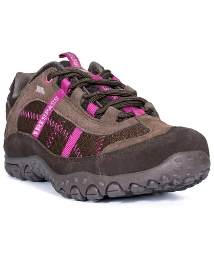 Trespass Womens/Ladies Fell Lightweight Walking Shoes - Brown