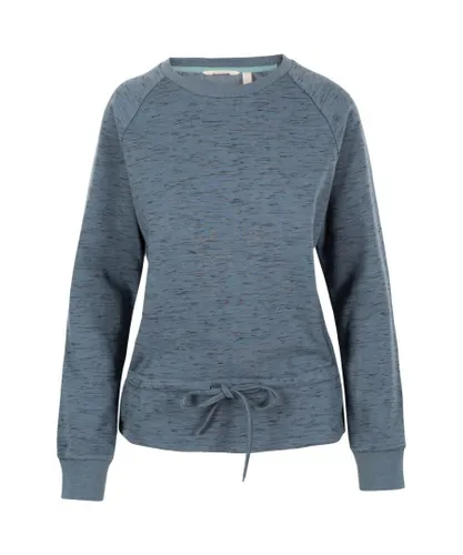 Trespass Womens/Ladies Gretta Marl Round Neck Sweatshirt (Pewter) - Silver