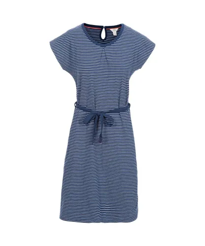 Trespass Womens/Ladies Lidia Spotted Round Neck Casual Dress (Navy)