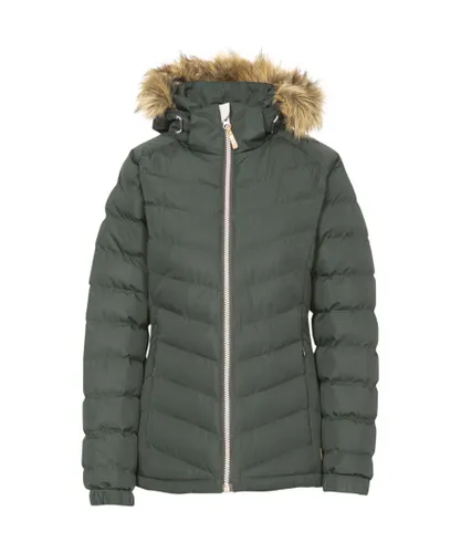 Trespass Womens/Ladies Nadina Waterproof Breathable Hooded Jacket Coat - Green
