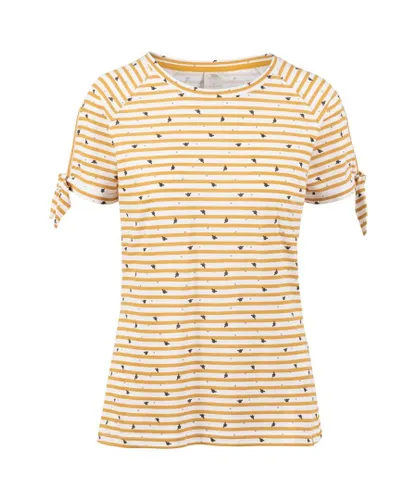 Trespass Womens/Ladies Penelope T-Shirt (Honeybee Stripe) - Yellow