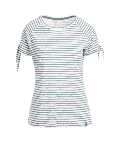 Trespass Womens/Ladies Penelope T-Shirt (Teal Mist Stripe)