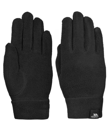 Trespass Womens/Ladies Plummet II Fleece Gloves - Black