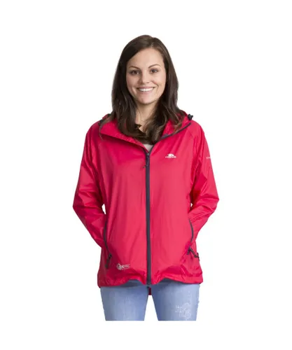 Trespass Womens/Ladies Qikpac Waterproof Breathable Windproof Jacket - Pink