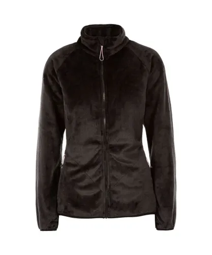 Trespass Womens/Ladies TELLTALE Winter Fleece Jacket (Black)