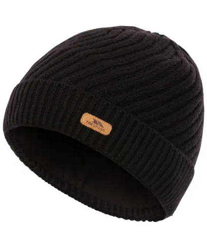 Trespass Womens/Ladies Twisted Knitted Beanie (Black) - One