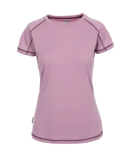 Trespass Womens Viktoria TP50 Quick Dry Short Sleeve T Shirt - Pink