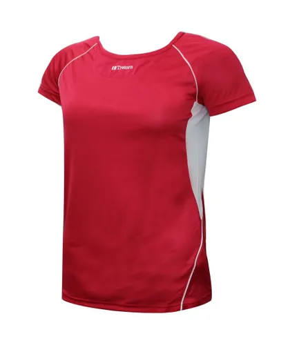 Tretorn Womens Performance Tee Training Gym T-shirt Pink 475538 97 Cotton