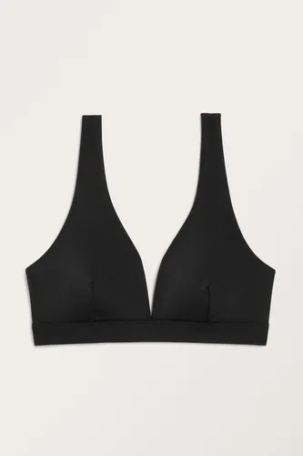 Triangle bikini top - Black