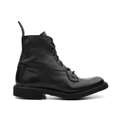 Tricker's , Black Burford Boots ,Black male, Sizes: