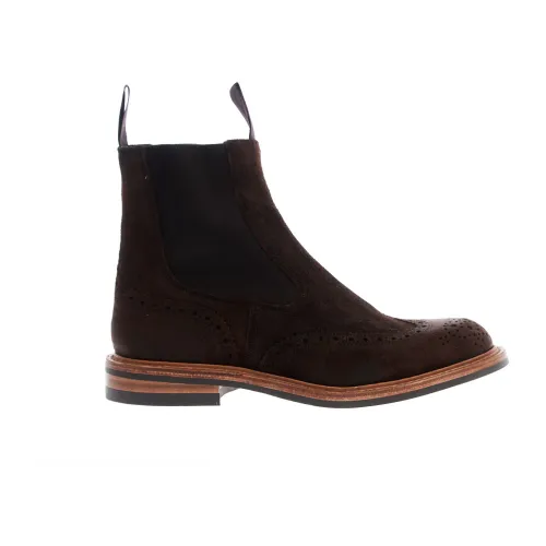 Tricker's , Brown Ankle Boots for Men ,Brown male, Sizes: