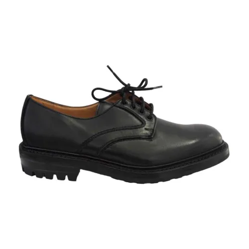 Tricker's , Classic Derby Shoes ,Black male, Sizes: