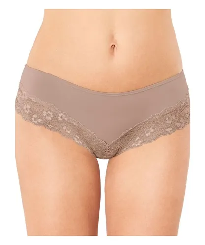 Triumph Womens 10182555 Lovely Micro Hipster Brief - Beige
