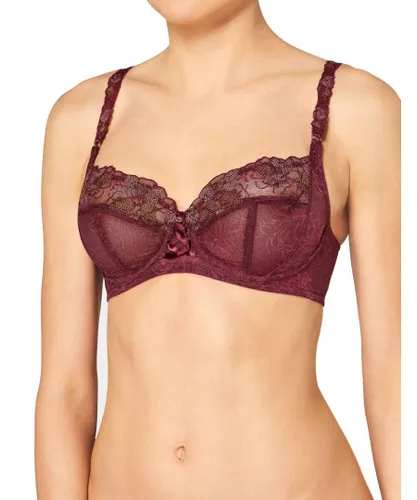Triumph Womens 10189075 Sublime Florale Underwired Bra - Red