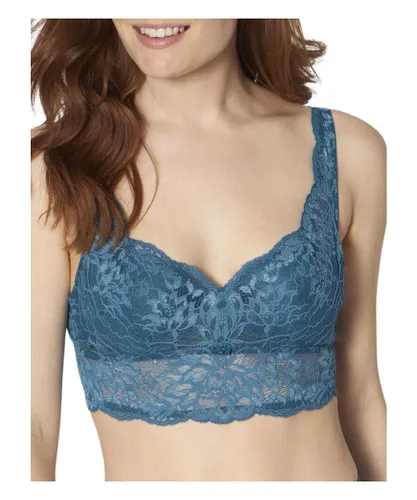Triumph Womens 10201347 Amourette Charm Wired Padded Bra - Blue