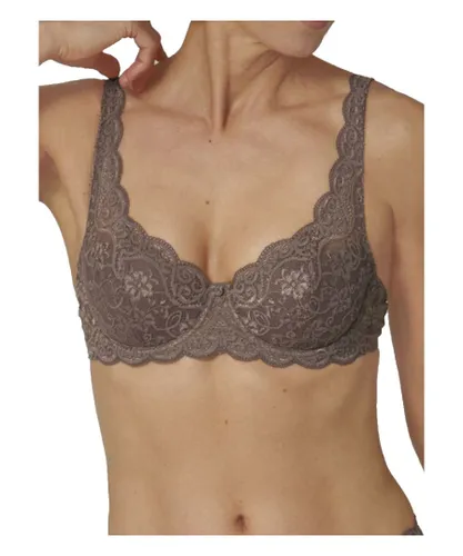 Triumph Womens Amourette 300 WHP Half Cup Padded Bra - Grey