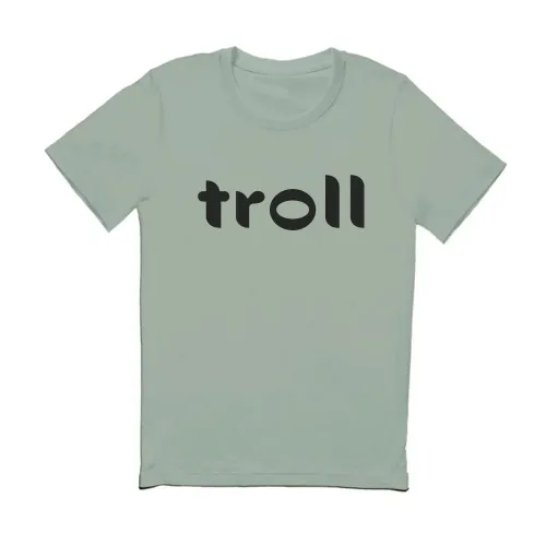 Troll Logo Tee: Sage: L
