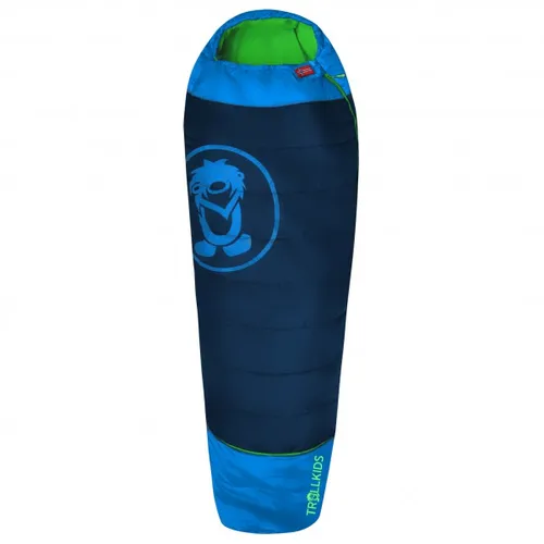 Trollkids - Kid's Fjell Dreamer Extendable - Kids' sleeping bag size 160-190 x 68 x 45 cm - User height: 130-170 cm, blue