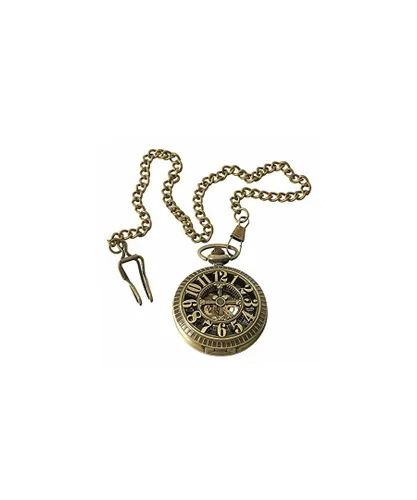 TruClothing Unisex Automatic Pocket Watch Mechanical Peaky Blinders Vintage Double Hunter - Gold - One Size
