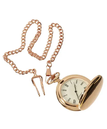 TruClothing Unisex Classic Pocket Watch 1920's Peaky Blinders Vintage Chain Retro - Rose Gold - One Size