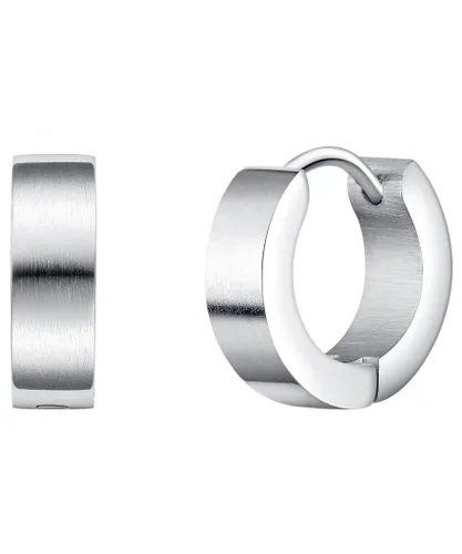 True Rebels Mens Male Stainless steel Earring - Silver - One Size