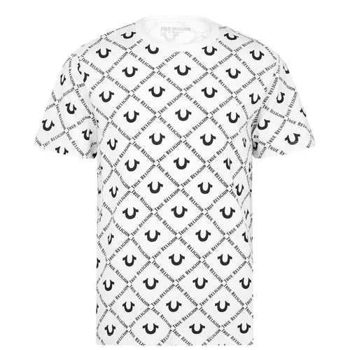 True Religion AO Logo T Shirt - White