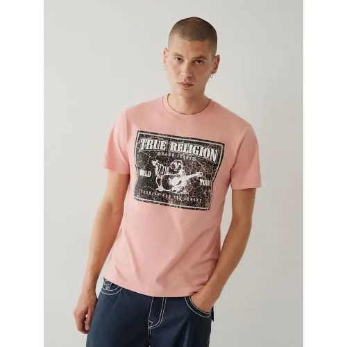 True Religion Mens Coral Almond Vintage Series T-Shirt