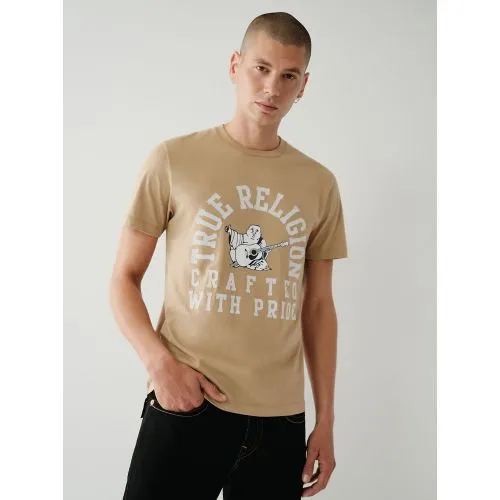 True Religion Mens Travertine Crafted Classic T-Shirt