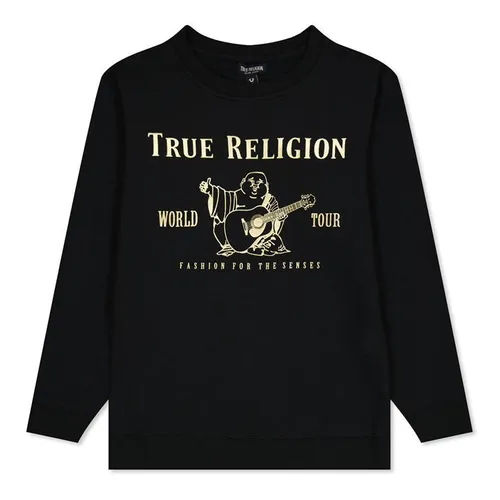 True Religion True Buddha CrwSwt Jn00 - Black