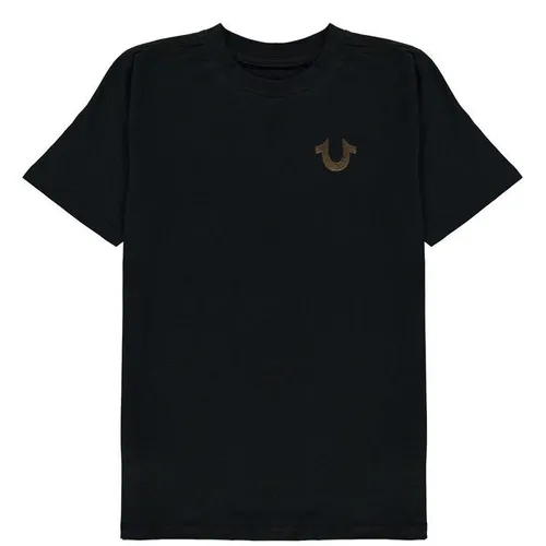 True Religion True Religion Horseshoe Crew T Shirt - Black