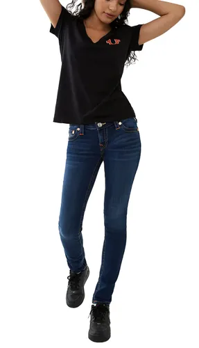 True Religion Women's Stella Low Rise Skinny Fit Jean