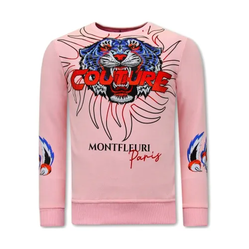 True Rise , Tiger Print Long Shirts Boy - 3717 ,Pink male, Sizes: