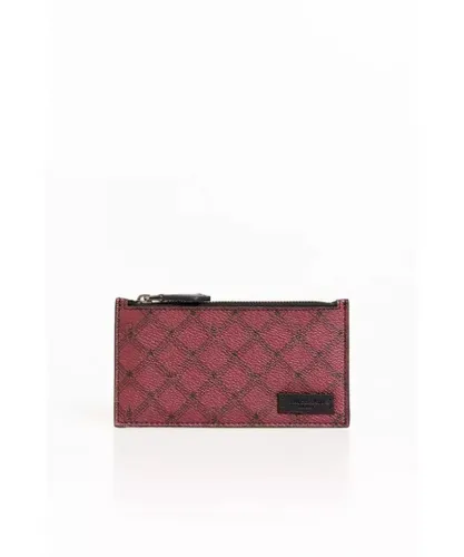 Trussardi Mens Red Pvc Wallet - One Size