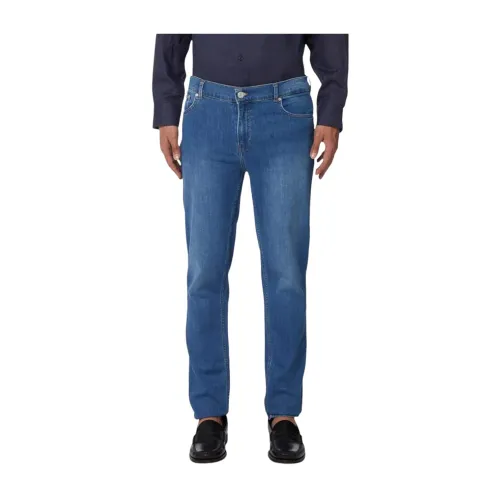 Trussardi , Slim-fit Jeans ,Blue male, Sizes: