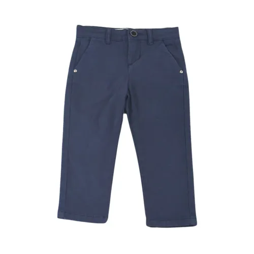 Trussardi , Solid Color Chino Pants ,Blue male, Sizes: