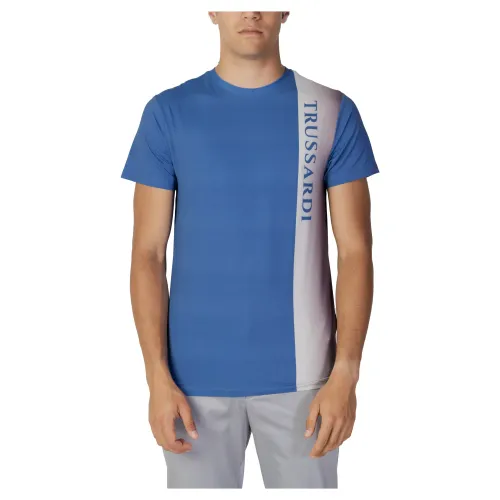Trussardi , T-Shirts ,Blue male, Sizes: