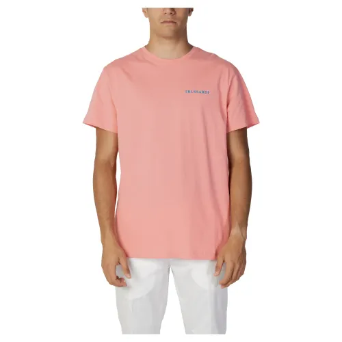 Trussardi , T-Shirts ,Pink male, Sizes: