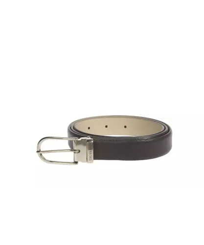 Trussardi WoMens Brown Leather Belt