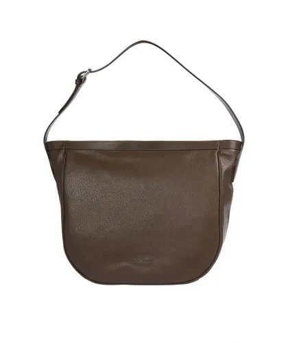 Trussardi Womens Dark Brown Shoulder Bag Leather - One Size
