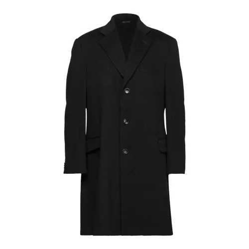 Trussardi , Wool Coat ,Black male, Sizes: