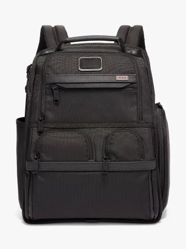 TUMI Alpha 3 Compact Laptop Brief Pack Backpack, Black - Black - Unisex