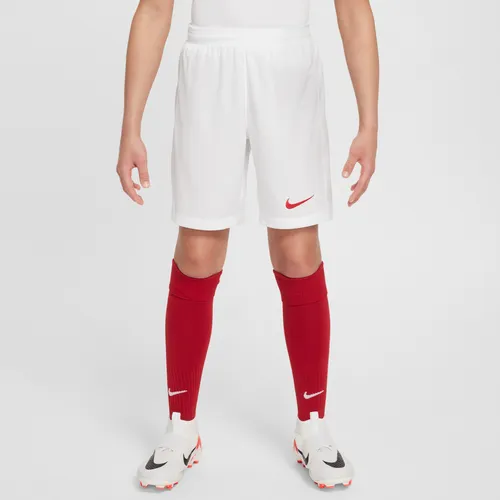 Türkiye 2024/25 Stadium Home/Away Older Kids' Nike Dri-FIT Football Replica Shorts - White - Polyester