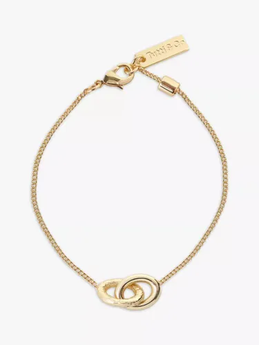 Tutti & Co Daze Double Link Chain Bracelet - Gold - Female
