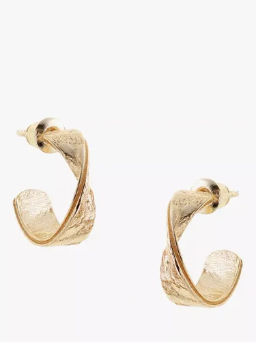 Tutti & Co Duty Hoop Earrings, Gold - Gold - Female