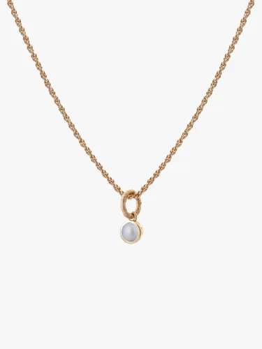Tutti & Co June Birthstone Necklace, Pearl - Gold - Female