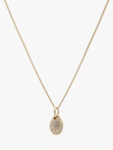 Tutti & Co Still Textured Pendant Necklace - Gold - Female