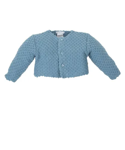 Tutto Piccolo Baby Unisex Tricot knitted jacket 3644NUW17 - Blue